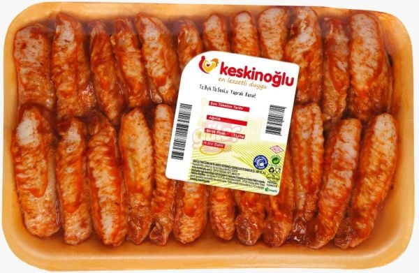 Keskinoğlu Tabaklı Soslu Yaprak Kanat (Badem Kanat) Kg