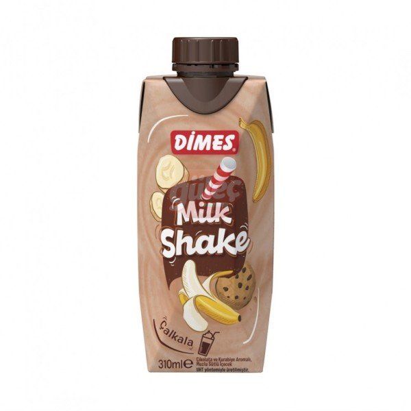 Dimes Milkshake Muz ve Kurabiye Aromalı 310 Ml