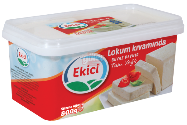 Ekici Lokum Kıvamında Tam Yağlı Beyaz Peynir 800 G