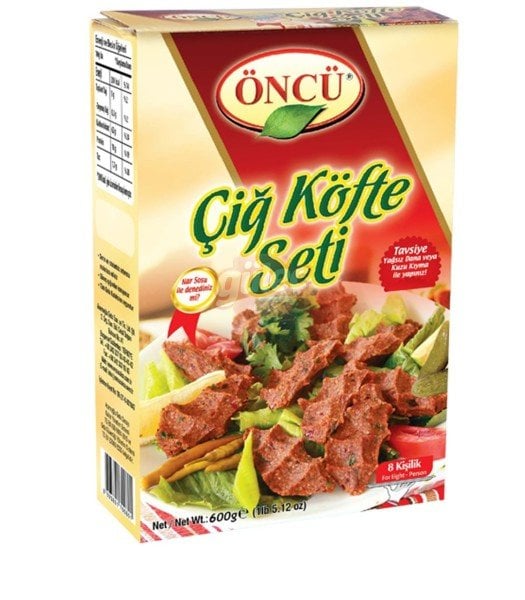 Öncü Çiğ Köfte Seti Sade 600 G