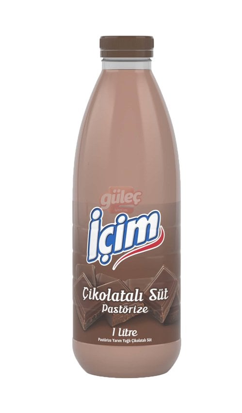 İçim Çikolatalı Pastörize Süt 1 L