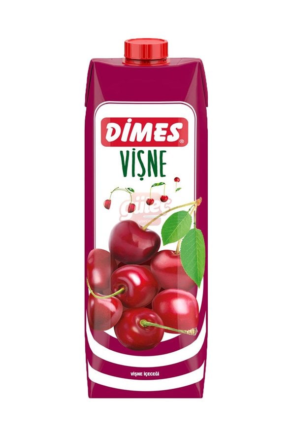 Dimes Vişne İçeceği Prizma Kutu 1 L