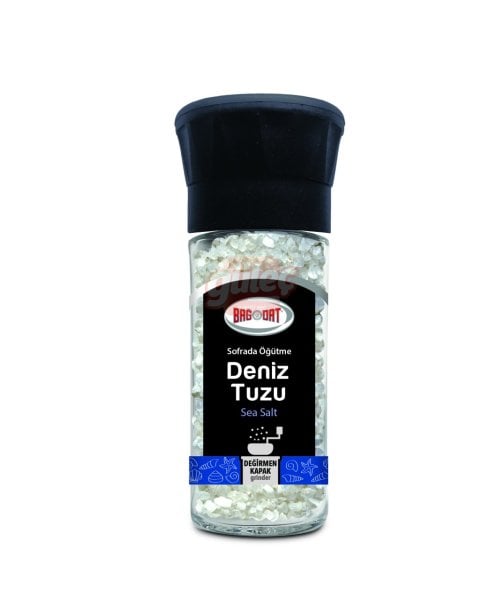 Bağdat Baharat Sofrada Öğütme Değirmen Kapak Deniz Tuzu 110 G