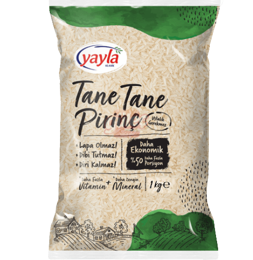 Yayla Tane Tane Pirinç 1 Kg