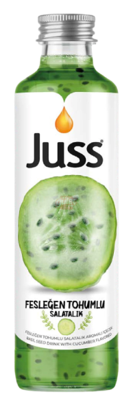 Juss Fesleğen Tohumlu Salatalık Aromalı İçecek 250 Ml