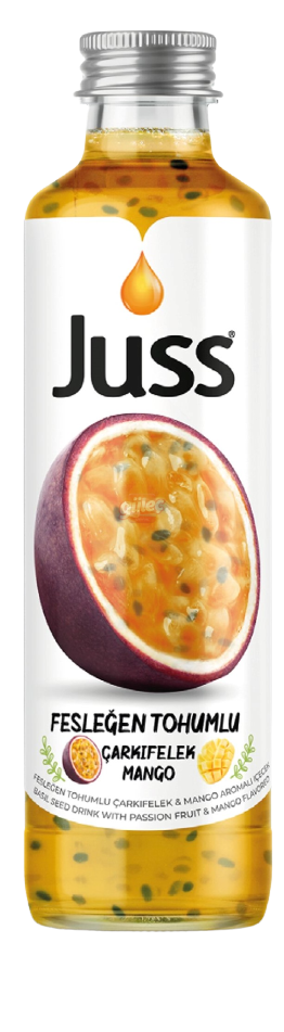 Juss Fesleğen Tohumlu Çarkıfelek Mango Aromalı İçecek 250 Ml