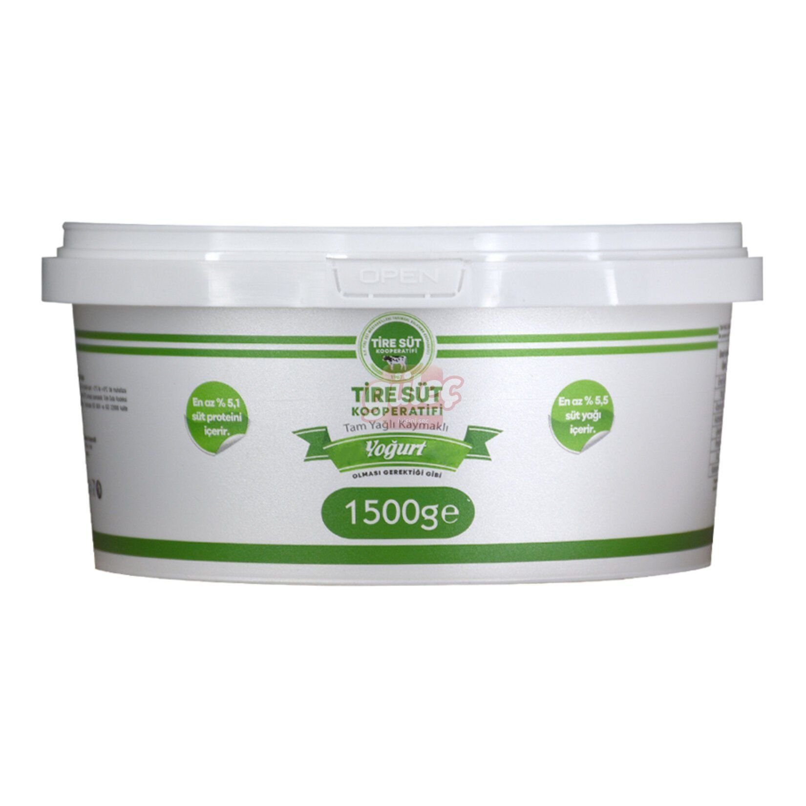 Tire Süt Kooperatifi Kaymaklı Tava Yoğurt 1500 G