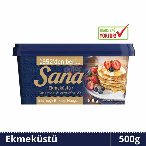 Sana Ekmek Üstü Kase Margarin 500 G