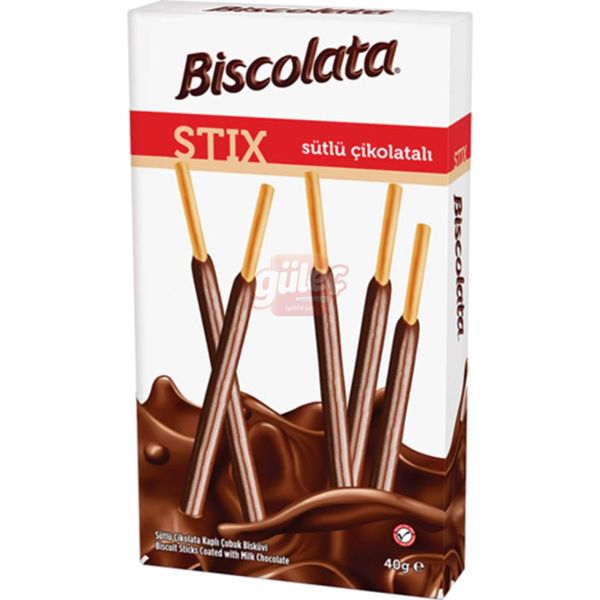 Biscolata Stix Sütlü Çikolatalı 40 G