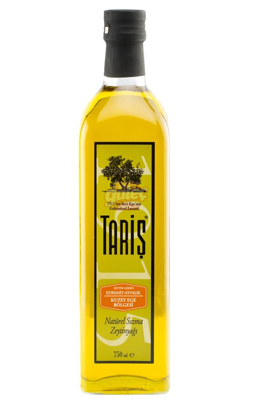 Tariş Kuzey Ege Bölgesi Natürel Sızma Zeytinyağı Cam Şişe 750 Ml