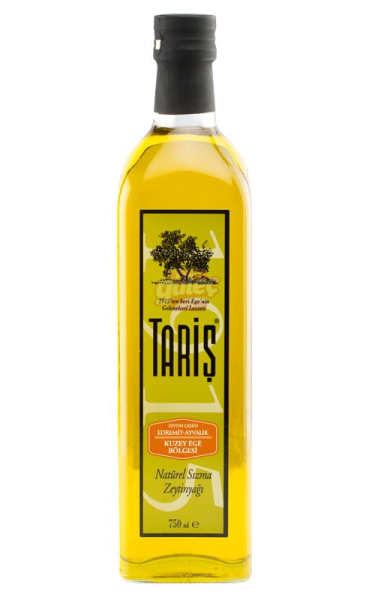 Tariş Kuzey Ege Bölgesi Natürel Sızma Zeytinyağı Cam Şişe 750 Ml