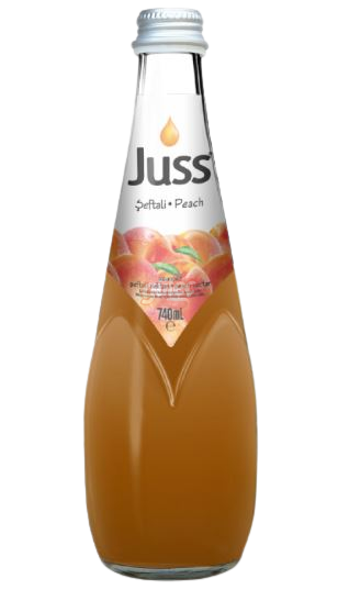Juss Şeftali Nektarı Cam Şişe 740 Ml