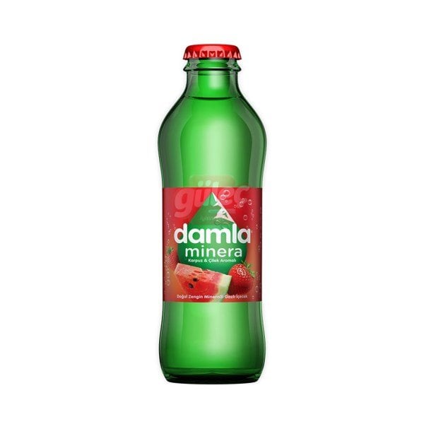 Damla Çilek&Karpuz Aromalı Soda 200 Ml