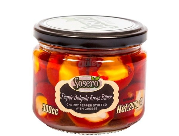 Sosero Peynir Dolgulu Kiraz Biber 290 G