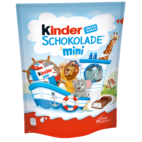 Kinder Schokolade Mini Süt Dolgulu Çikolata 120 G