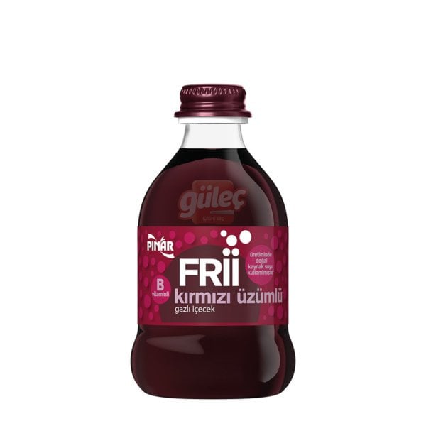 Pınar Frii Kırmızı Üzüm Aromalı Gazlı İçecek 25 Ml