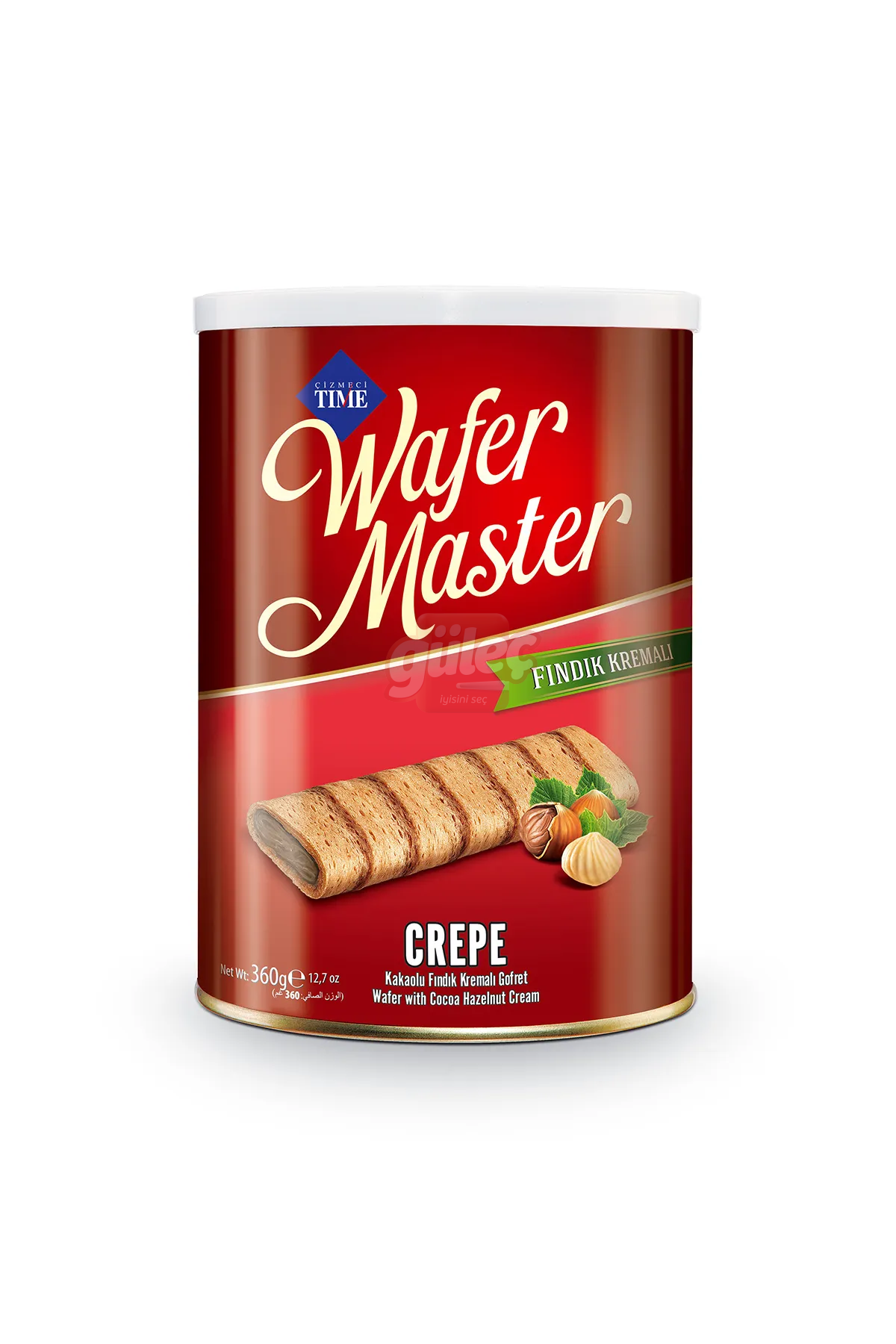Çizmeci Wafer Master Fındık Kremalı Crepe Gofret 360 G