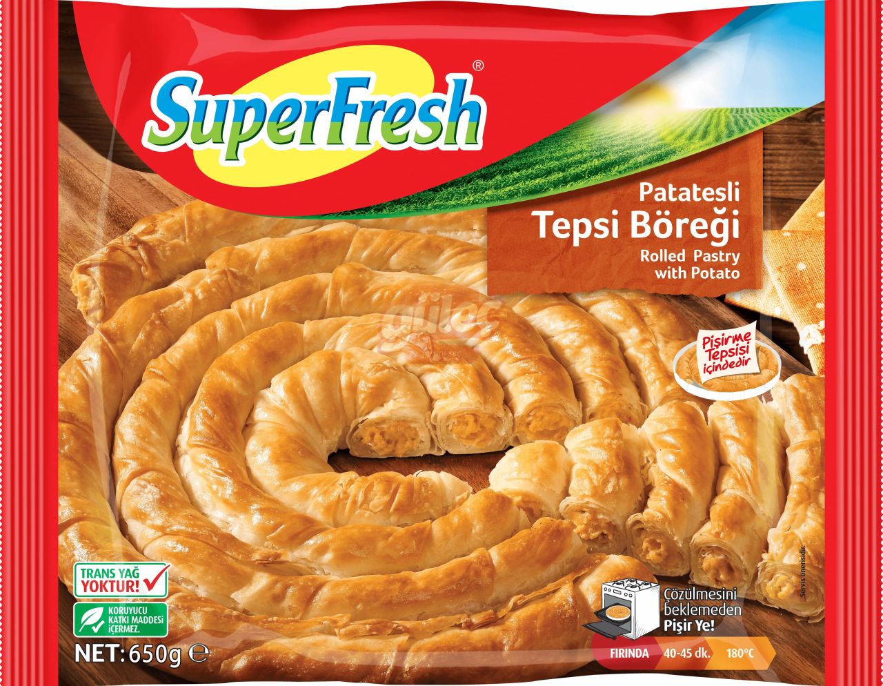 SuperFresh Patatesli Tepsi Böreği 650 G