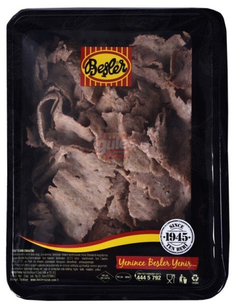 Beşler Dondurulmuş Dana Kuzu Döner 250 G